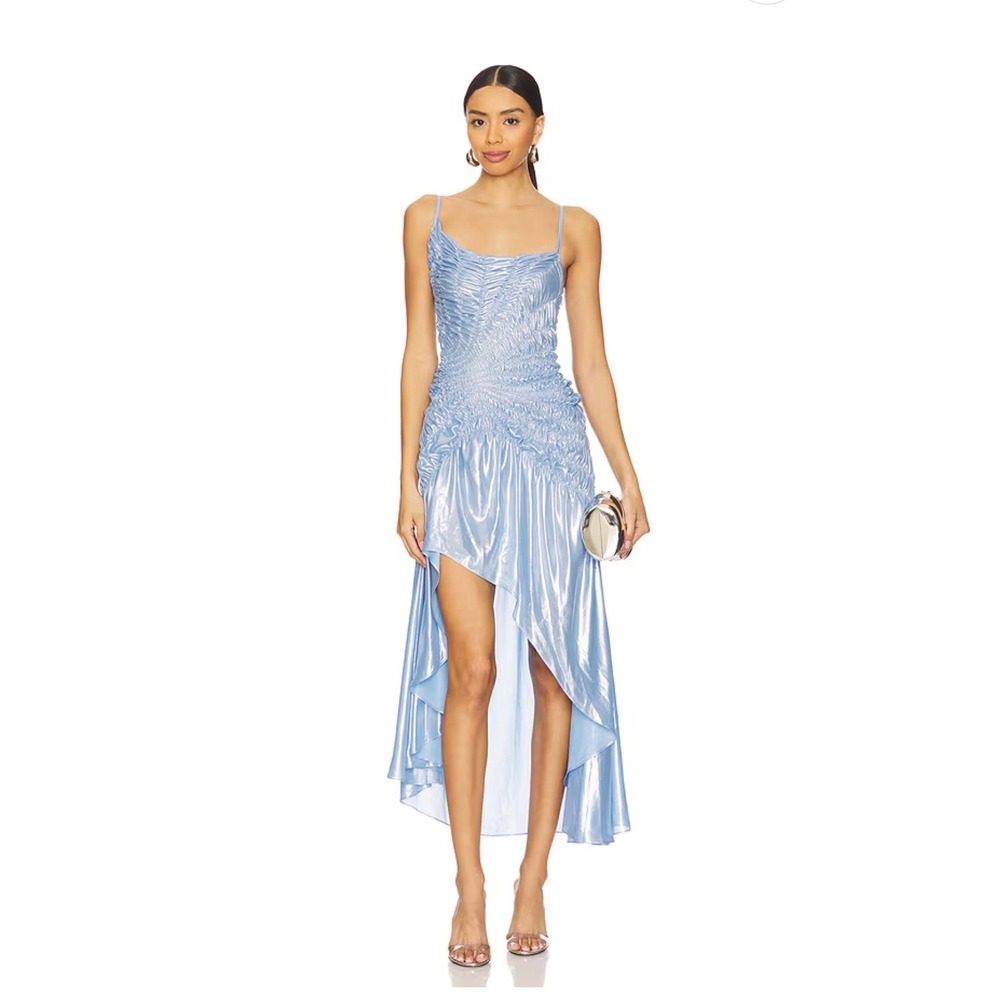 Georgia Hardinge Celestial Dress in Blue Size UK 12 US Large New